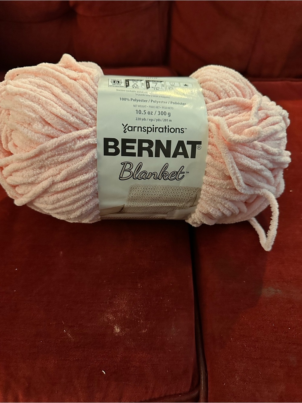 Bernat Blanket Yarn - Tan Pink